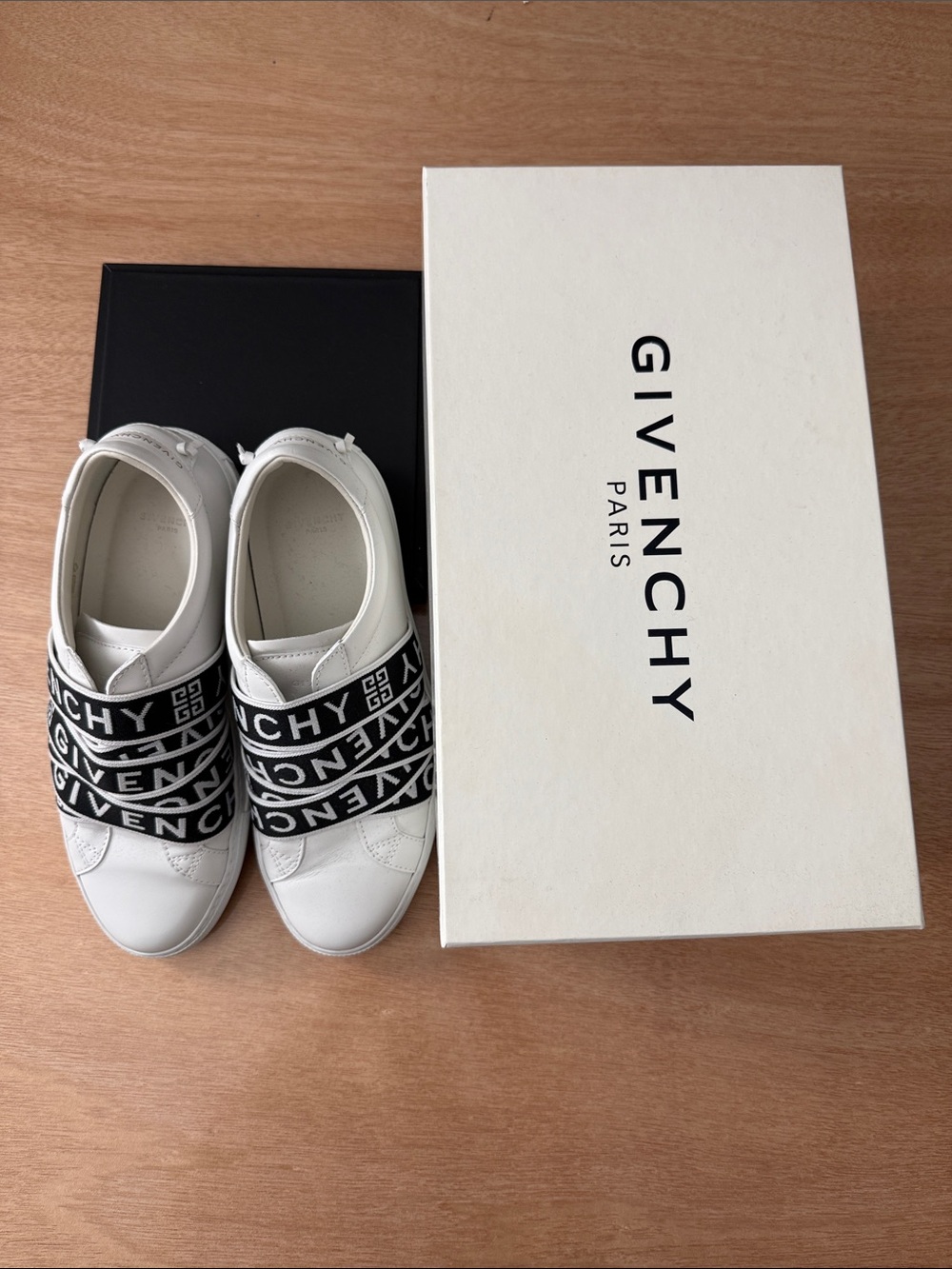 Givenchy Black and White Low-Top Sneakers